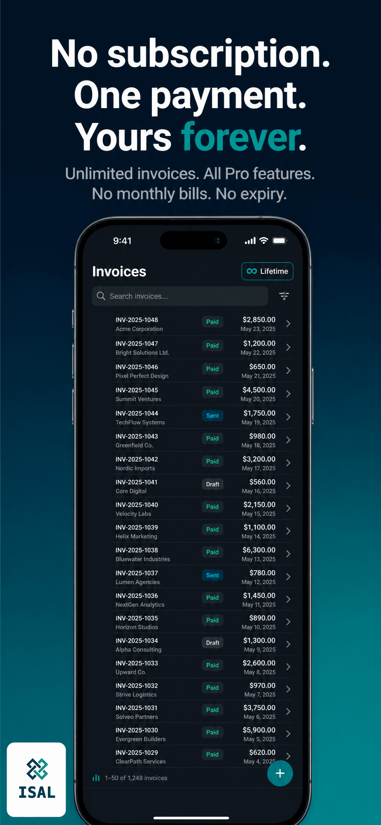 No subscription. One payment. Yours forever.